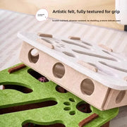 HappyMax Felt Puzzle Box for Cats